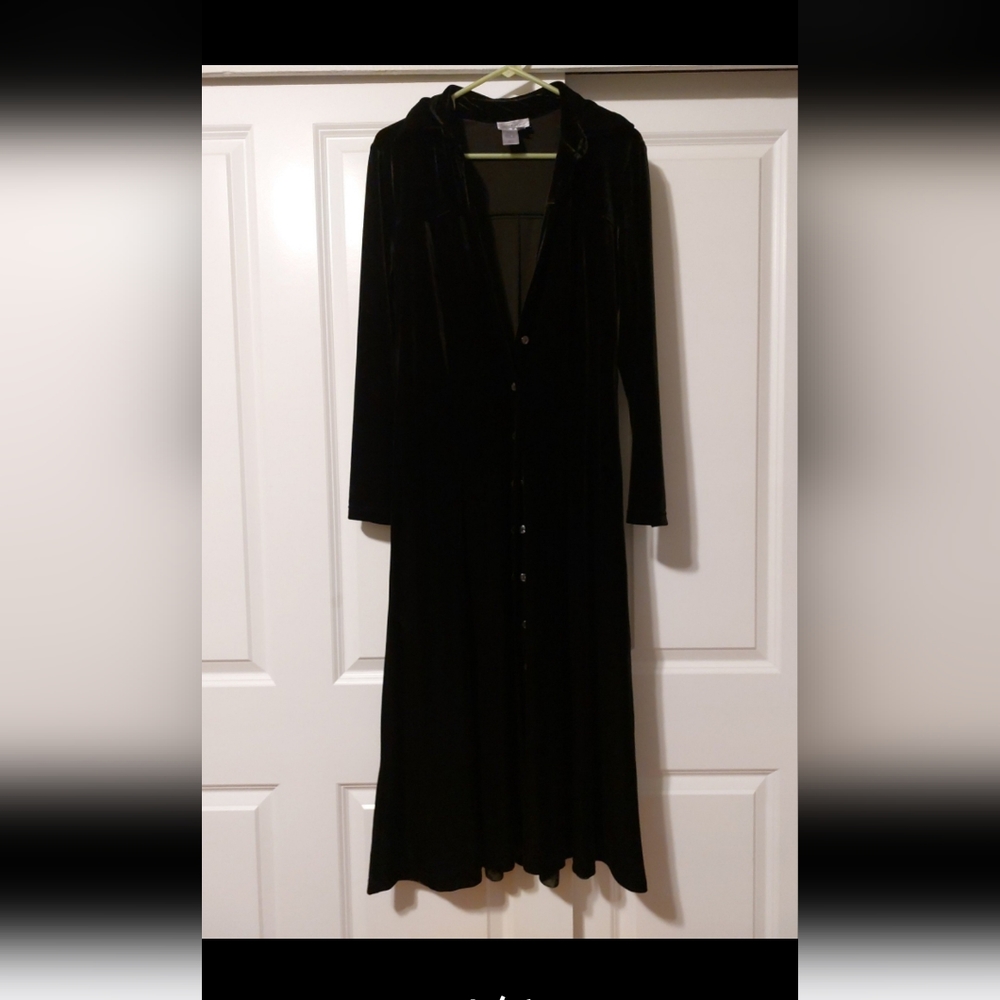 Coldwater creek velvet dress